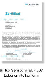 Brillux Sensocryl ELF 267 Lebensmittelkonform