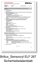 Brillux_Sensocryl ELF 267 Sicherheitsdatenblatt